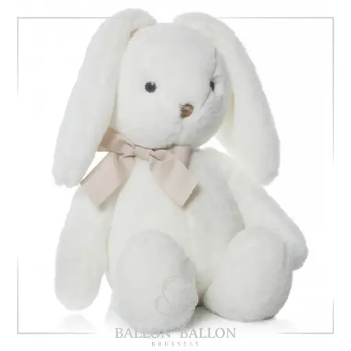 Lapin en peluche blanc