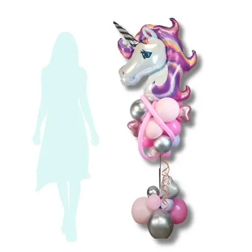 Lollipop Licorne mauve pastel